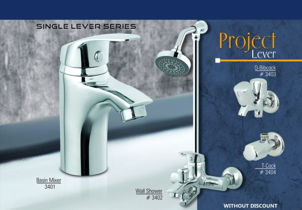 Project-Lever bathroom fittings